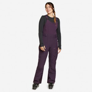 Eddie Bauer BC Fineline Bib Hose Damen Bordeaux | FHYL-67584