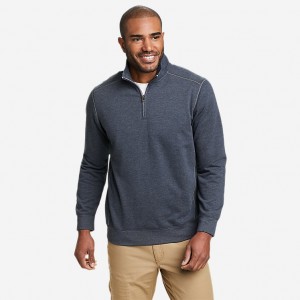 Eddie Bauer Camp 1/4-Zip Fleece Herren Grau | JFGC-62037