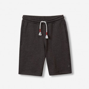 Eddie Bauer Camp Fleece Kurze Hose Jungen Grau | BTGL-75294