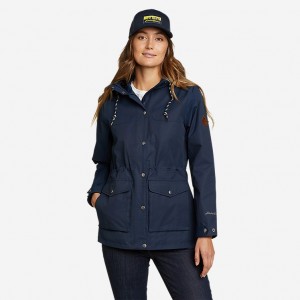 Eddie Bauer Charly Jacken Damen Indigo | UEPY-84017