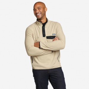 Eddie Bauer Chutes Mock Neck Fleece Herren Aprikose | OTKZ-26859