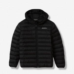 Eddie Bauer CirrusLite Down Mit Kapuze Jacken Jungen Schwarz | XOBU-84293