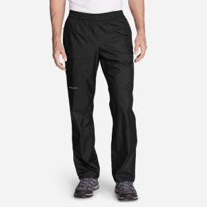 Eddie Bauer Cloud Rain Hose Herren Schwarz | ZLJX-95682