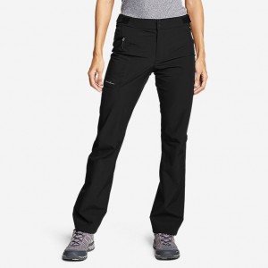 Eddie Bauer Cloud Stretch Rain Hose Damen Schwarz | XBPH-34921