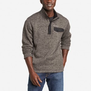 Eddie Bauer Convector Snap Mock Pullover Damen Grau | ONXW-90126