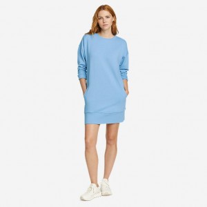 Eddie Bauer Cozy Camp Kleider Sweatshirts Damen Blau | NDZG-42368