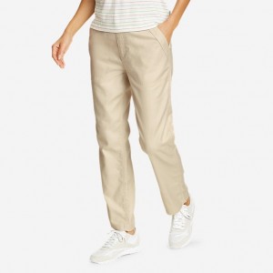 Eddie Bauer EB Hemplify Utility Ankle Hose Damen Weiß | ZBMY-52438