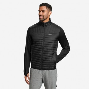 Eddie Bauer Emberlite Hybrid Jacken Herren Schwarz | UGEN-57942