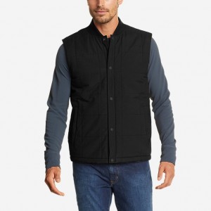 Eddie Bauer Emmons 2 Weste Herren Schwarz | VAZQ-30614