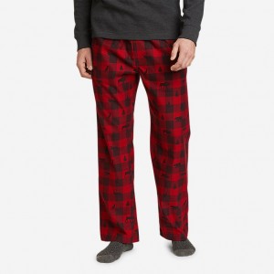 Eddie Bauer Favorite Flannel Sleep Hose Herren Rot | YMGL-35907