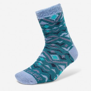 Eddie Bauer Fireside Lounge Socken Damen Blau | CBTQ-80174