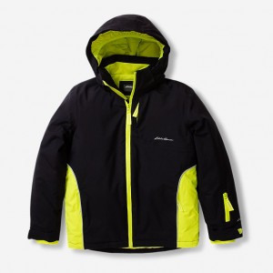 Eddie Bauer Firstline Ski Jacken Jungen Schwarz | UMDF-31905