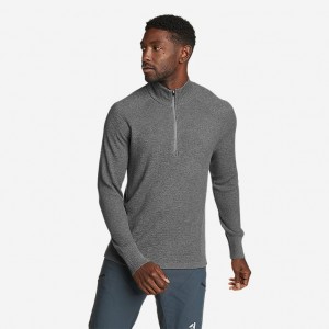 Eddie Bauer Frigid Ridge 1/4-Zip Active Pullover Herren Grau | WDMV-78035