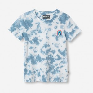 Eddie Bauer Graphic Kurzes-Sleeve - Tie-Dye T-shirts Mädchen Hellnavy | IFXJ-20754