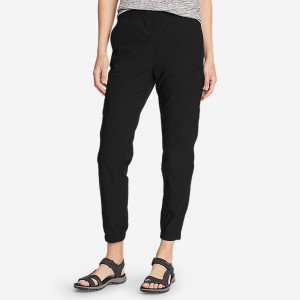 Eddie Bauer Guide Jogger Hose Damen Schwarz | NBZS-27051