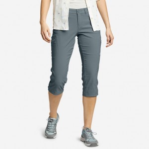 Eddie Bauer Guide Pro Capris Hose Damen Tiefesgrau | GMWR-26483