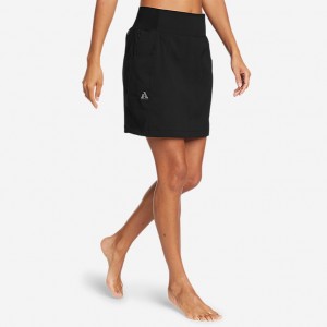 Eddie Bauer Guide Ripstop Skort Hose Damen Schwarz | LOFC-29734