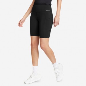 Eddie Bauer Guide Trex Kurze Hose Damen Schwarz | SAIV-67543