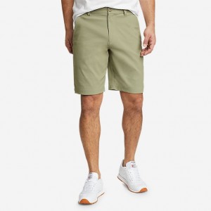 Eddie Bauer Horizon Guide 10" Chino Kurze Hose Herren Grün | ADQK-93742