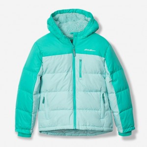 Eddie Bauer Klassische Down Jacken Mädchen Blau | JKBA-86120