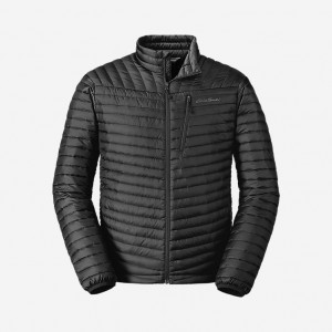 Eddie Bauer MicroTherm® 2 Down Jacken Herren Schwarz | MPGF-45360