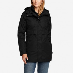 Eddie Bauer Mountain Town 3-In-1 Down Parka Damen Schwarz | ECGI-65912