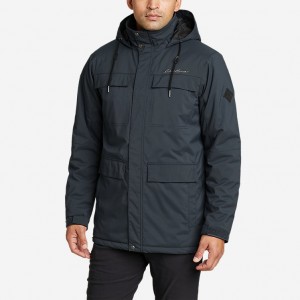 Eddie Bauer Mountain Town Insulated Parka Herren Blau | FXSW-08621