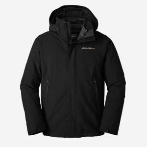 Eddie Bauer Powder Search 2 3-In-1 Jacken Herren Schwarz | PLOF-19856