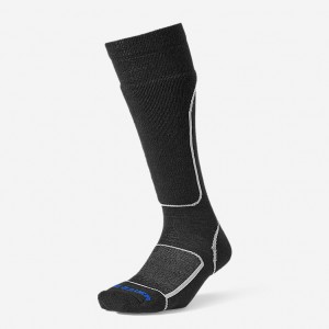 Eddie Bauer Pro Merino Wolle Ski Socken Damen Schwarz | EAMR-93184