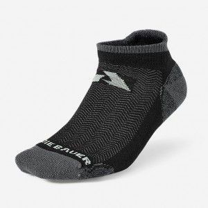 Eddie Bauer Pro Merino Wolle - Micro Low Socken Herren Schwarz | STQR-16853