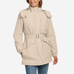 Eddie Bauer Rainfoil® Insulated Parka Damen Aprikose | UJMK-83562