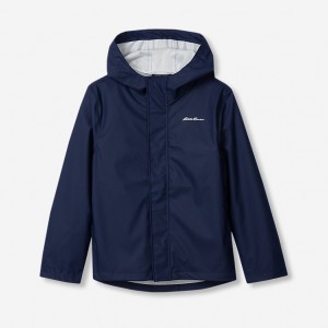 Eddie Bauer Rock Skipper Rain Slicker Regenmantel Mädchen Hellnavy | CTMK-17290