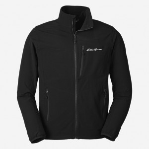 Eddie Bauer Sandstone Backbone Jacken Herren Schwarz | ZPUM-80279