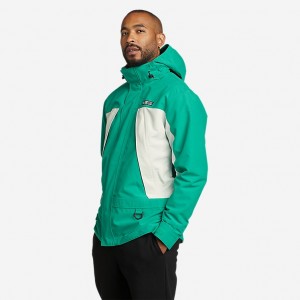 Eddie Bauer Shell Jacken Herren Türkis | IUDN-02497