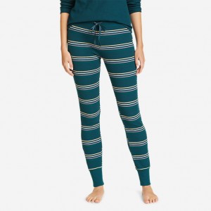 Eddie Bauer Stine's Favorite Waffle Sleep Hose Damen Pfauen | BMDY-12568