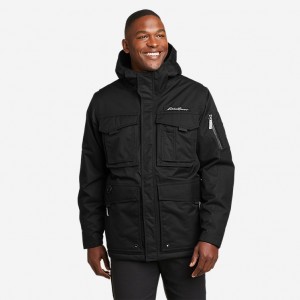 Eddie Bauer Storm Ops Jacken Herren Schwarz | ONKT-31084