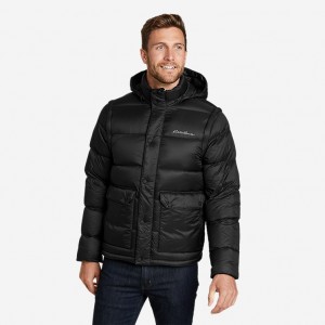 Eddie Bauer StratusTherm Modular Down Jacken Herren Schwarz | RVWX-50263