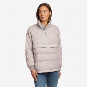 Eddie Bauer Stratuslite Down Anorak Jacken Damen Aprikose | LVKX-16457