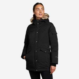 Eddie Bauer Superior Down Parka Damen Schwarz | DKGX-25710