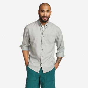 Eddie Bauer Tidelands Hemd Herren Grau | CSIM-30591