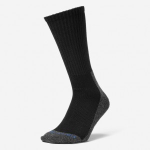 Eddie Bauer Trail COOLMAX® Crew Socken Herren Schwarz | KSJB-68521