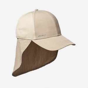 Eddie Bauer UPF Neck Shade Hüte Herren Hellkhaki | OIDL-30172