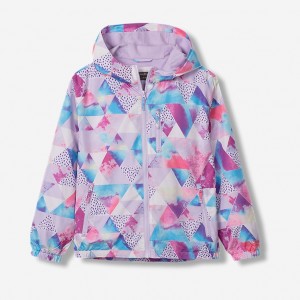 Eddie Bauer Windy Ridge Reversible Print - Jacken Mädchen Lila | FDAI-79102