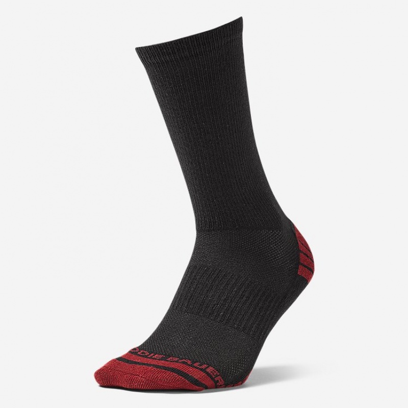 Eddie Bauer Active Pro COOLMAX® Crew Socken Herren Bordeaux | SIHB-32486