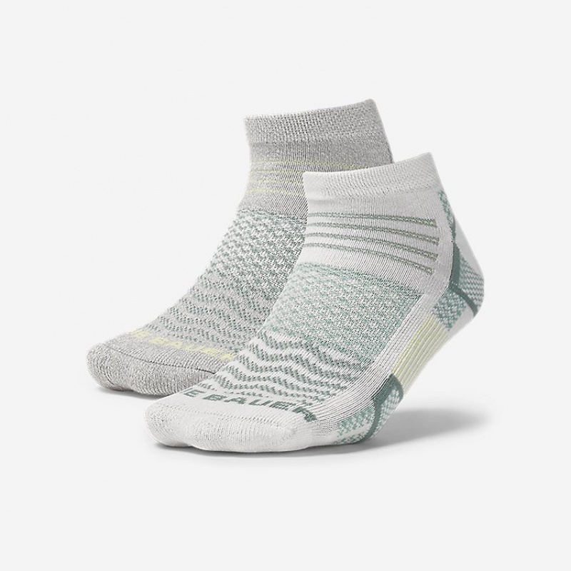 Eddie Bauer Active Pro COOLMAX® Low Profile Pack - 2 Socken Damen Weiß | KIWD-96328