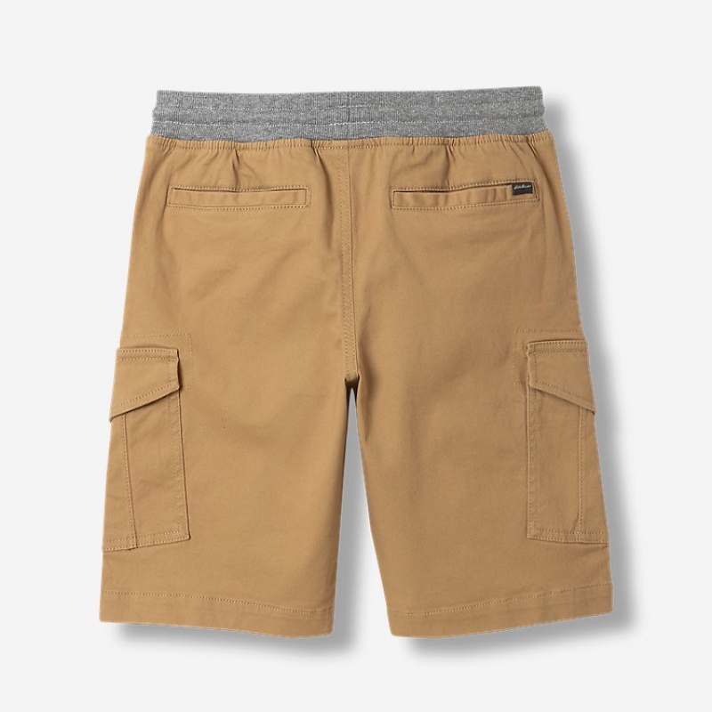 Eddie Bauer Adventurer® Cargo Kurze Hose Jungen Hellkhaki | MHJC-53184