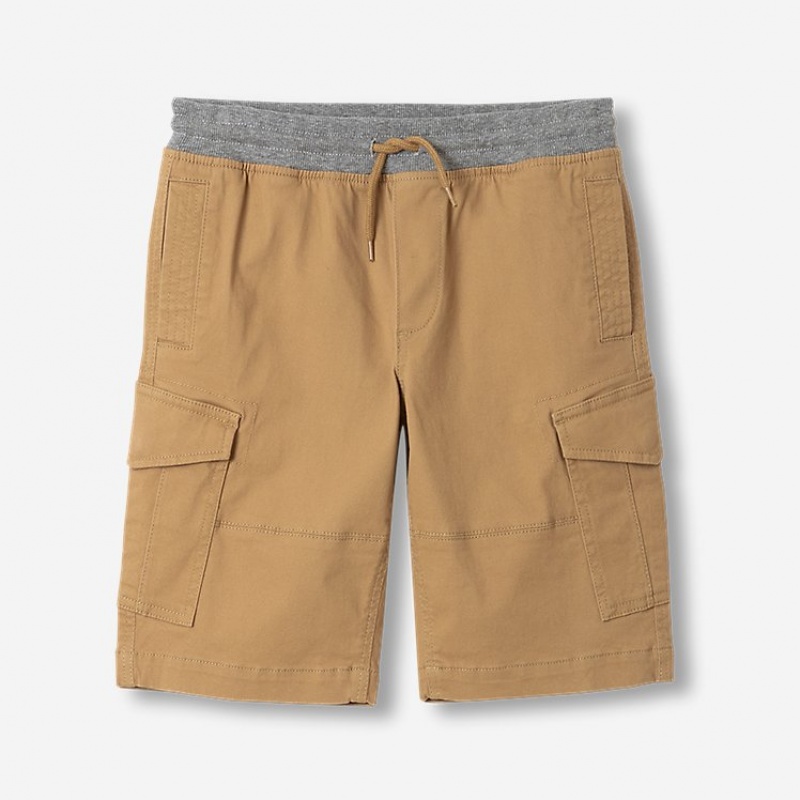 Eddie Bauer Adventurer® Cargo Kurze Hose Jungen Hellkhaki | MHJC-53184