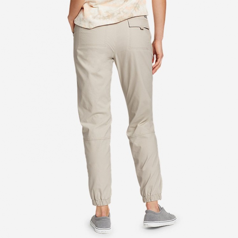 Eddie Bauer Adventurer® Stretch Ripstop Jogger Hose Damen Weiß | MYXJ-48502