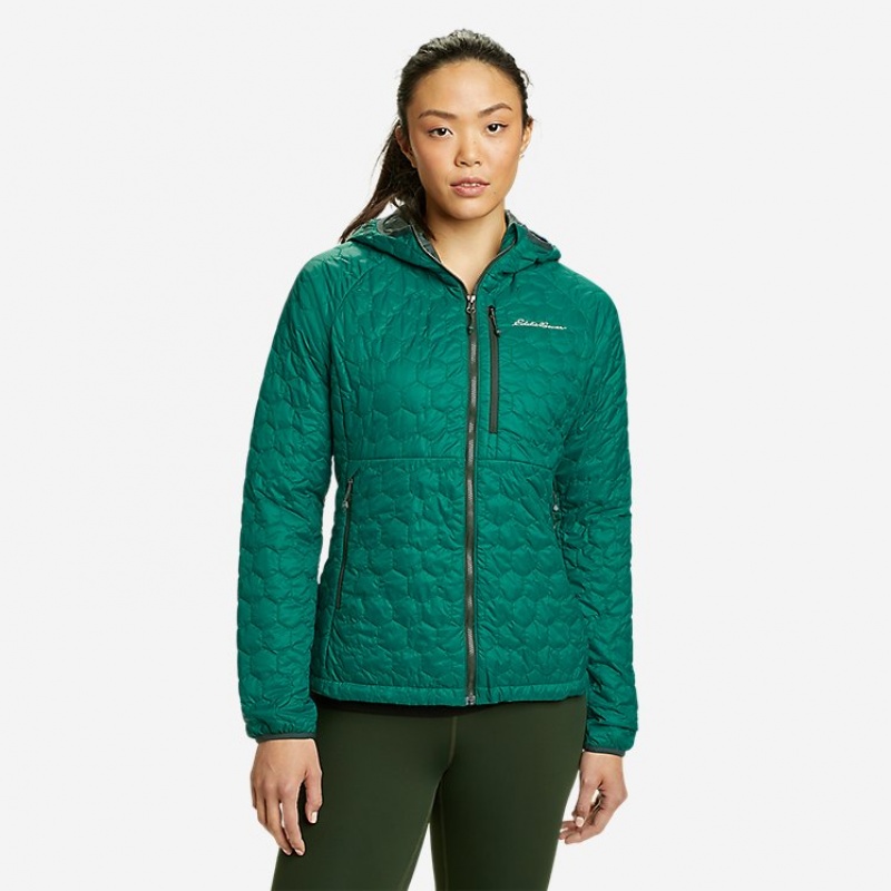 Eddie Bauer Astrolite Mit Kapuze Jacken Damen Mintfarben | TCEP-50938