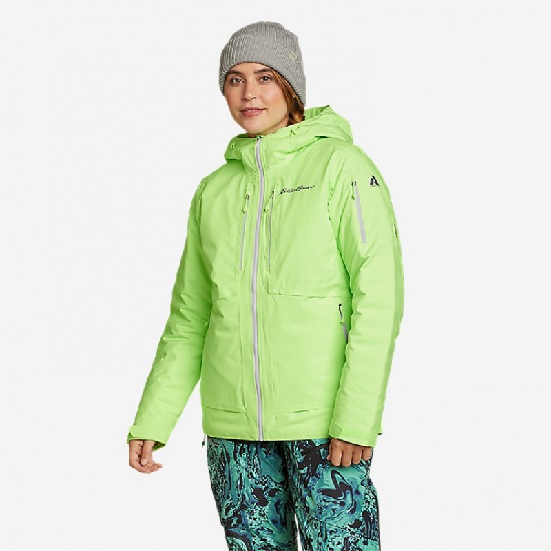 Eddie Bauer BC Stormday Down Jacken Damen Grün | VYOX-81234